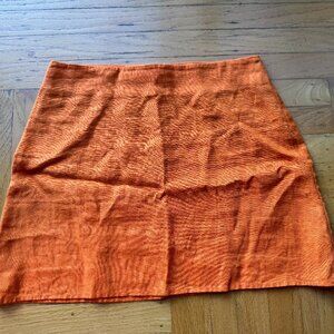 Reformation Linen Mini-skirt